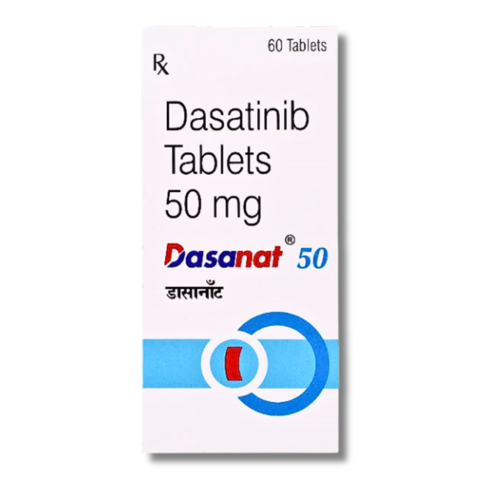 Efectos secundarios de la tableta de 50 mg de dasatinib
