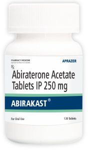 Usos de las tabletas de acetato de abiraterona de 250 mg.