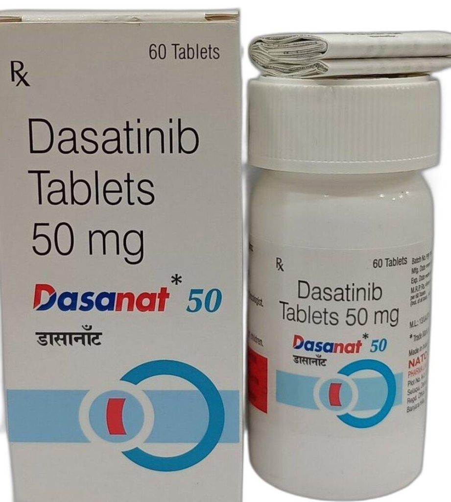 Interaction of Dasatinib 50mg Tablet with other drugs