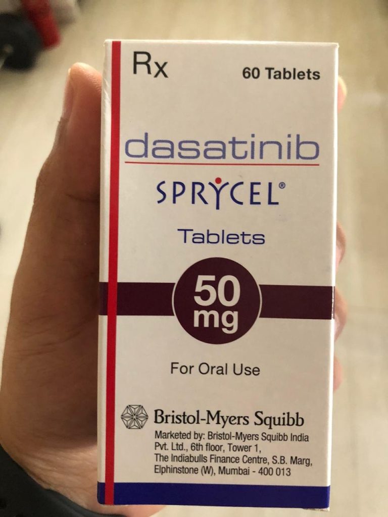 Использование таблеток дазатиниба 50 мг