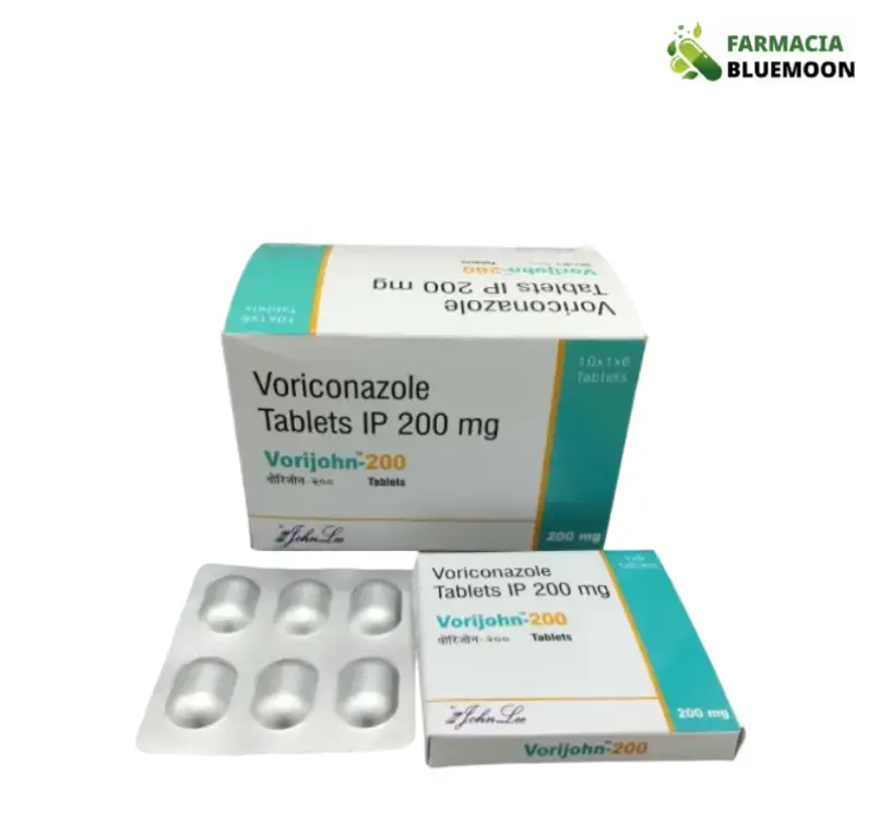 Voriconazol 200 mg (Vorijohn) x 60 Comprimidos - Medicamento Genérico para Infecções fúngicas