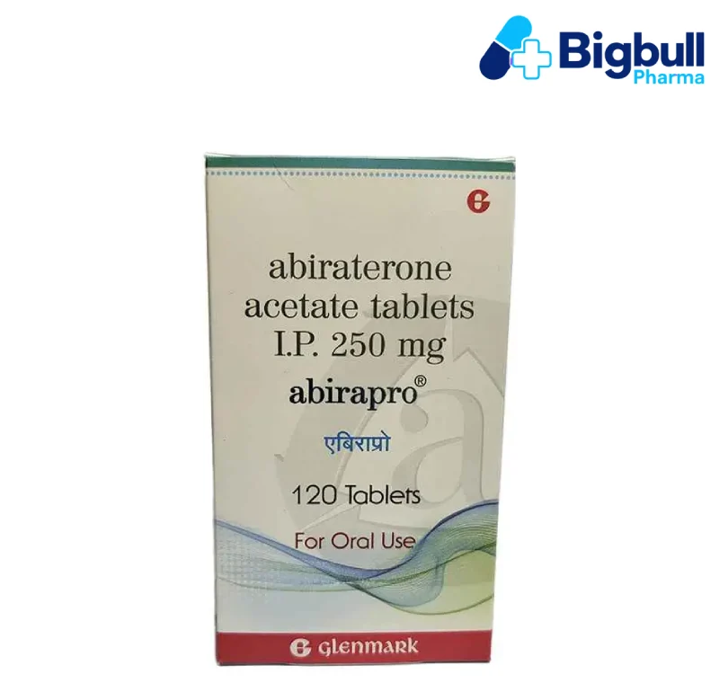 ABIRATERONE ACETATE 250 mg (Abirapro) x 120 Tablets