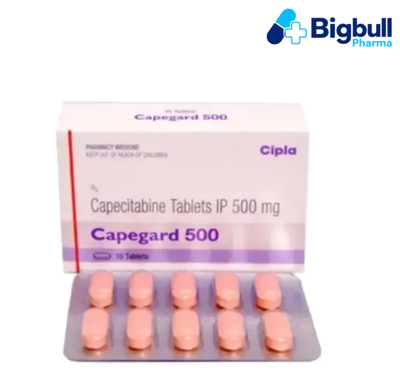 CAPECITABINE 500 mg (Capegard 500) x 10 Tablets