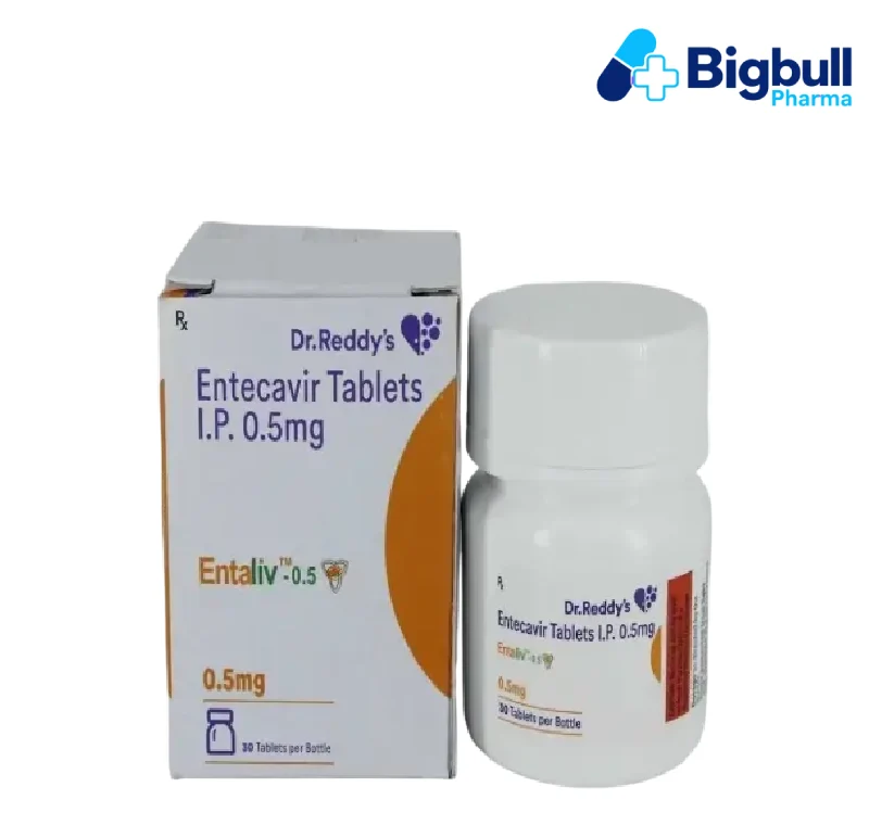 ENTECAVIR 0.5 mg (Entaliv 0.5) x 30 Tablets