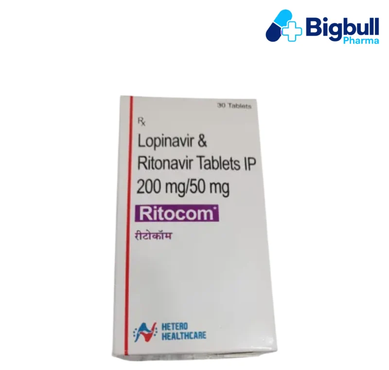 LOPINAVIR/RITONAVIR 200 mg/50 mg (Ritocom) x 30 Tablets