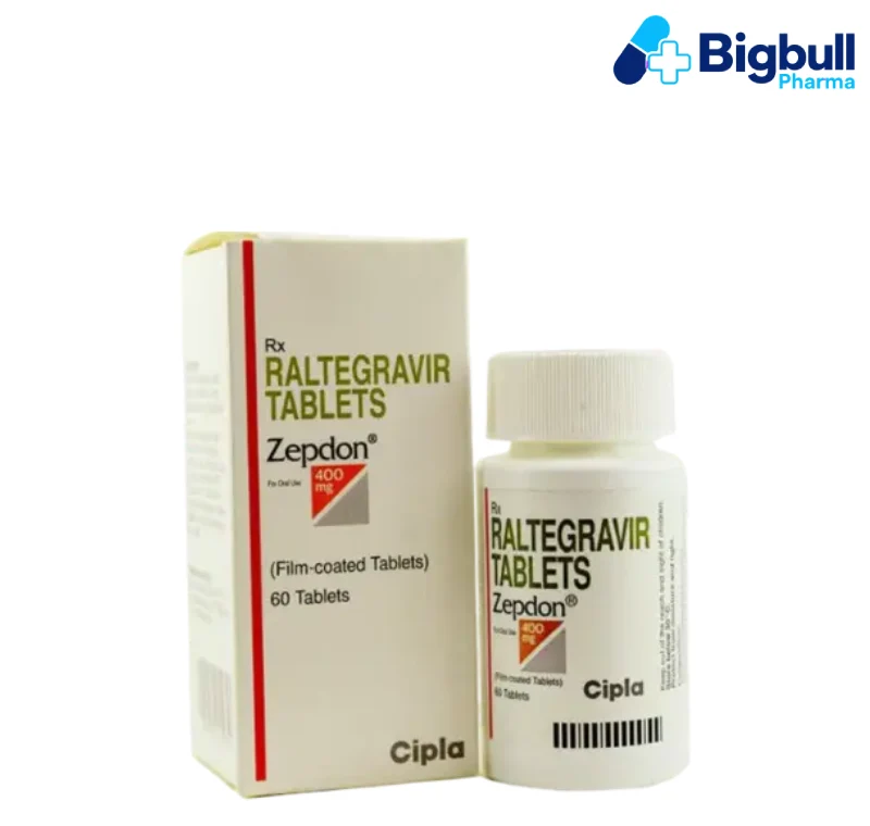 RALTEGRAVIR 400 mg (Zepdon) x 60 Tablets