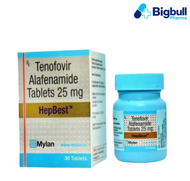 TENOFOVIR ALAFENAMIDE 25 mg (Hepbest) x 30 Tablets