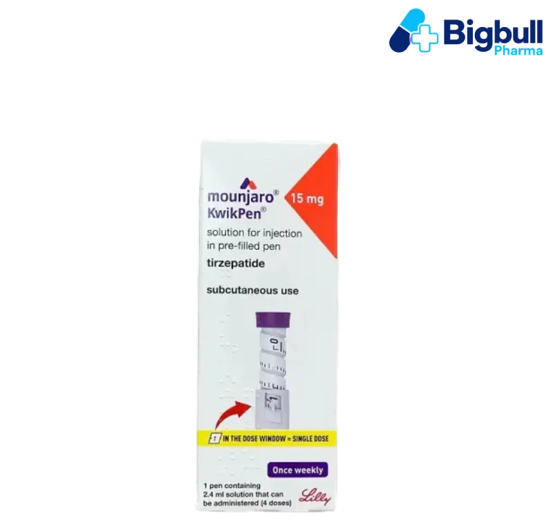 MOUNJARO KwikPen (Tirzepatide) 15 mg/0.6 mL